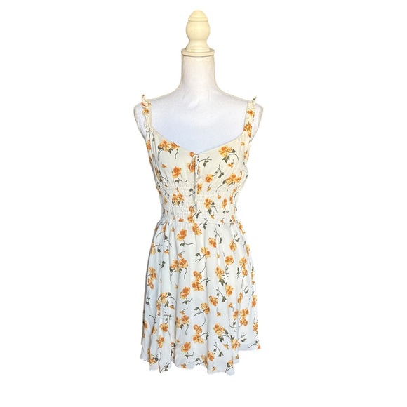 Reformation Elyse Floral Mini Dress - Size 12 - Picture 3 of 13